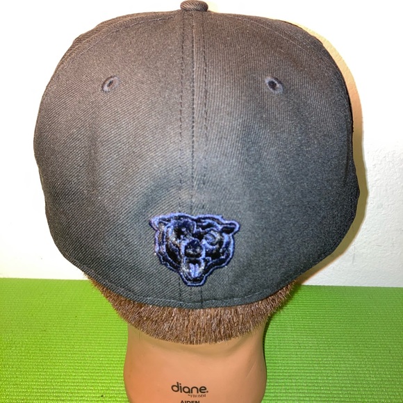 Men's Chicago Bears New Era Black 2022 NFL Draft 59FIFTY Fitted Hat size 7 1/2 - Picture 2 of 9